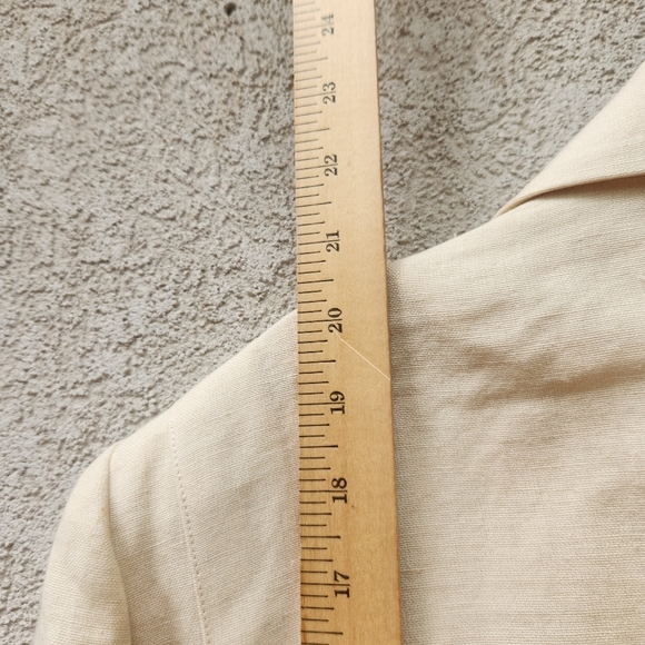 RALPH LAUREN Boy's Blazer Size 4 Twill 100% Linen Jacket Shoulder Pads - Picture 9 of 11